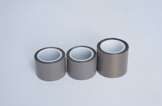 Cinta blanca de película de PTFE raspada resistente a altas temperaturas con adhesivo de silicona