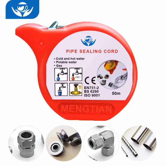 Cordón de Sellado de Rosca de Bloqueo 160m para Tuberías y Accesorios de Metal y Plástico Sellar Goteras